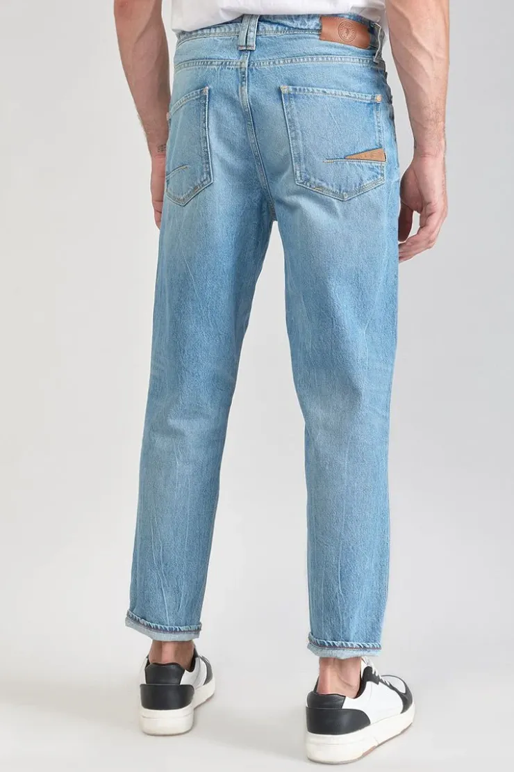 Homme Le Temps des Cerises Coupe Relax-1998 Basic 7/8Eme Jeans Bleu N°5