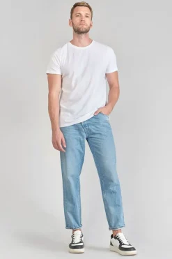 Homme Le Temps des Cerises Coupe Relax-1998 Basic 7/8Eme Jeans Bleu N°5
