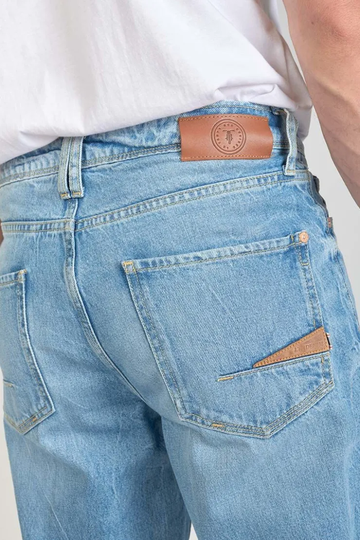 Homme Le Temps des Cerises Coupe Relax-1998 Basic 7/8Eme Jeans Bleu N°5