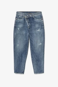 Homme Le Temps des Cerises Coupe Relax-1998 Basic 7/8Eme Jeans Vintage Destroy Bleu N°2