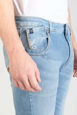 Homme Le Temps des Cerises Coupe Tapered-900/03 Jogg Tapered Arque Jeans Bleu N°4