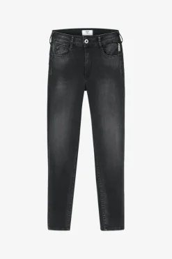 Femme Le Temps des Cerises Coupe Slim-Acya Pulp Slim Taille Haute 7/8Eme Jeans Noir N°1