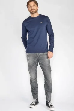 Homme Le Temps des Cerises Coupe Tapered-Alost 900/3 Tapered Arque Jeans Destroy Gris N°1