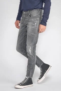 Homme Le Temps des Cerises Coupe Tapered-Alost 900/3 Tapered Arque Jeans Destroy Gris N°1