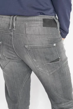 Homme Le Temps des Cerises Coupe Tapered-Alost 900/3 Tapered Arque Jeans Destroy Gris N°1