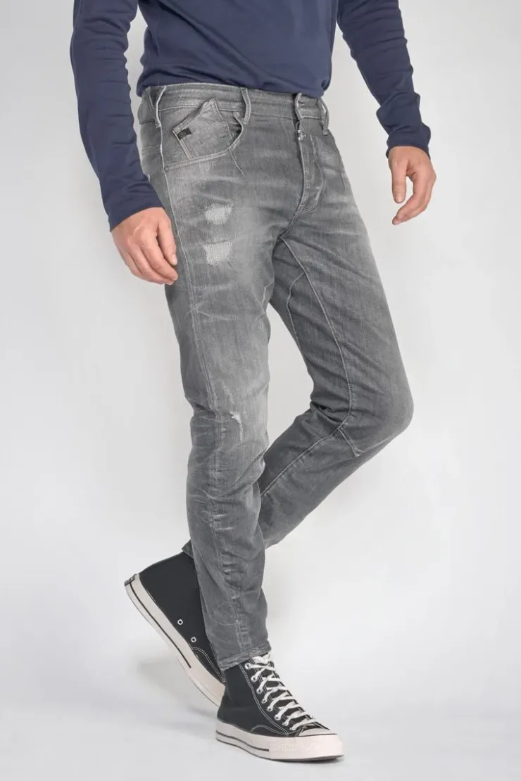Homme Le Temps des Cerises Coupe Tapered-Alost 900/3 Tapered Arque Jeans Destroy Gris N°1