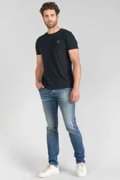 Homme Le Temps des Cerises Coupe Adjusted-Barnabe 700/11 Adjusted Jeans Destroy Bleu N°3