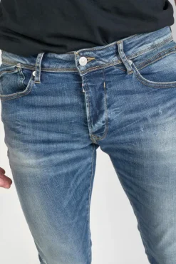 Homme Le Temps des Cerises Coupe Adjusted-Barnabe 700/11 Adjusted Jeans Destroy Bleu N°3