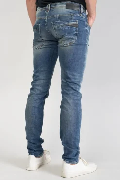 Homme Le Temps des Cerises Coupe Adjusted-Barnabe 700/11 Adjusted Jeans Destroy Bleu N°3