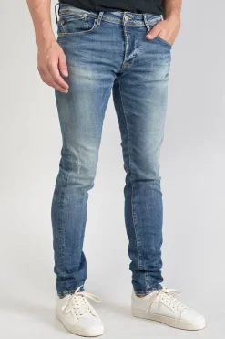 Homme Le Temps des Cerises Coupe Adjusted-Barnabe 700/11 Adjusted Jeans Destroy Bleu N°3