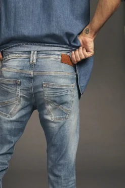 Homme Le Temps des Cerises Coupe Adjusted-Basic 700/11 Adjusted Jeans Bleu N°4