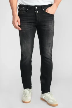 Homme Le Temps des Cerises Coupe Adjusted-Basic 600/17 Adjusted Jeans Destroy Noir N°1