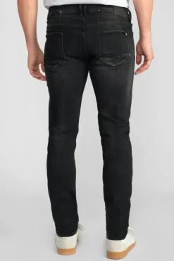Homme Le Temps des Cerises Coupe Adjusted-Basic 600/17 Adjusted Jeans Destroy Noir N°1