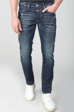 Homme Le Temps des Cerises Coupe Adjusted-Basic 600/17 Adjusted Jeans Destroy Bleu N°1