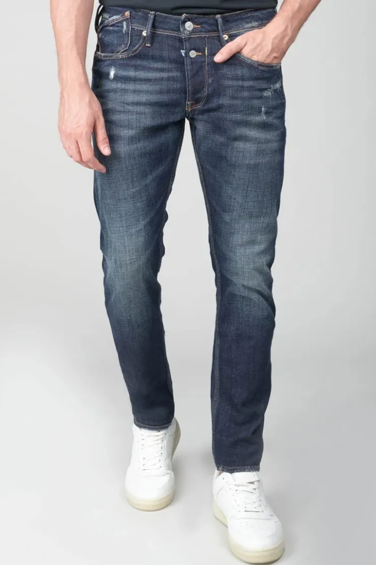 Homme Le Temps des Cerises Coupe Adjusted-Basic 600/17 Adjusted Jeans Destroy Bleu N°1