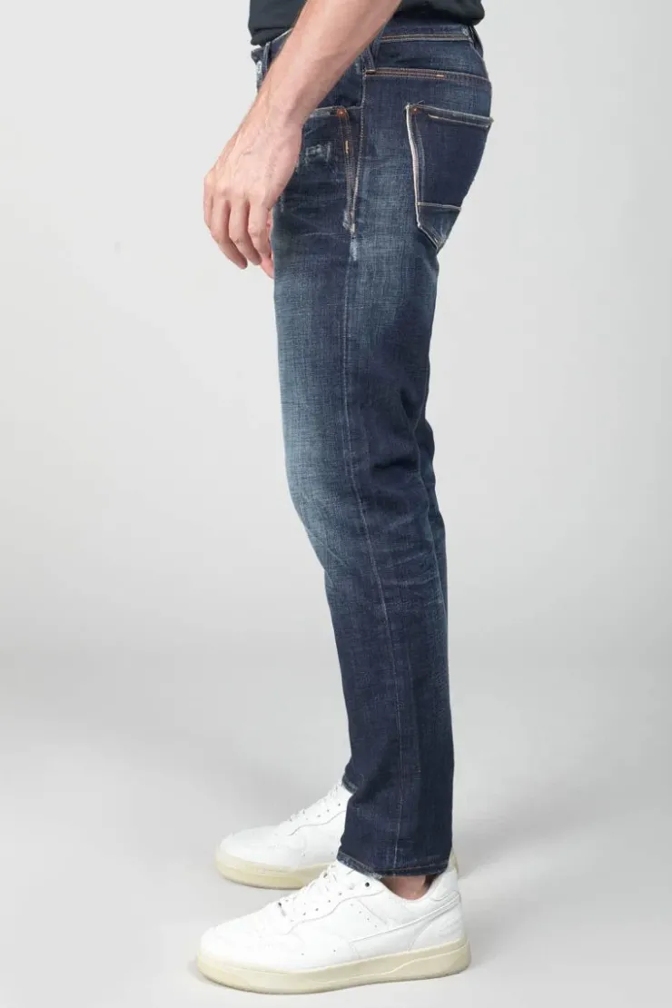 Homme Le Temps des Cerises Coupe Adjusted-Basic 600/17 Adjusted Jeans Destroy Bleu N°1