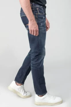 Homme Le Temps des Cerises Coupe Adjusted-Basic 600/17 Adjusted Jeans Destroy Bleu N°1