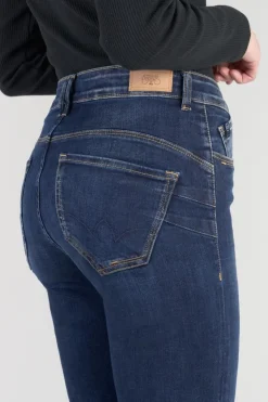 Femme Le Temps des Cerises Coupe Regular-Basic Pulp Regular Taille Haute 7/8Eme Jeans Bleu N°1