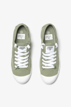 Femme Le Temps des Cerises Chaussures-Baskets Basic Kaki