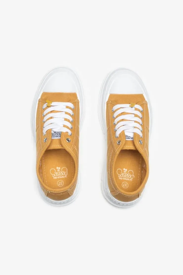 Femme Le Temps des Cerises Chaussures-Baskets Lina Moutarde