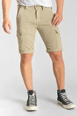 Homme Le Temps des Cerises Bermudas-Bermuda Army Jogg Damon Beige
