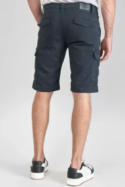 Homme Le Temps des Cerises Shorts & Bermudas-Bermuda Army Jogg Damon Bleu Nuit