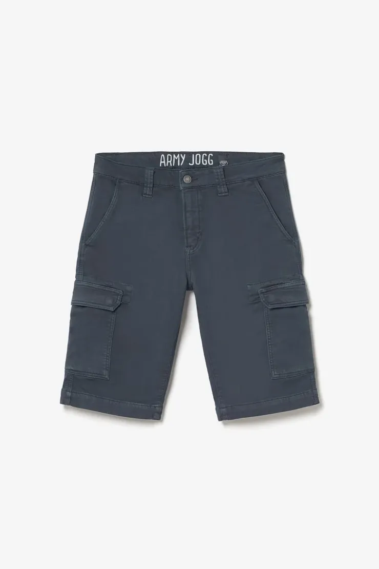Homme Le Temps des Cerises Shorts & Bermudas-Bermuda Army Jogg Damon Bleu Nuit