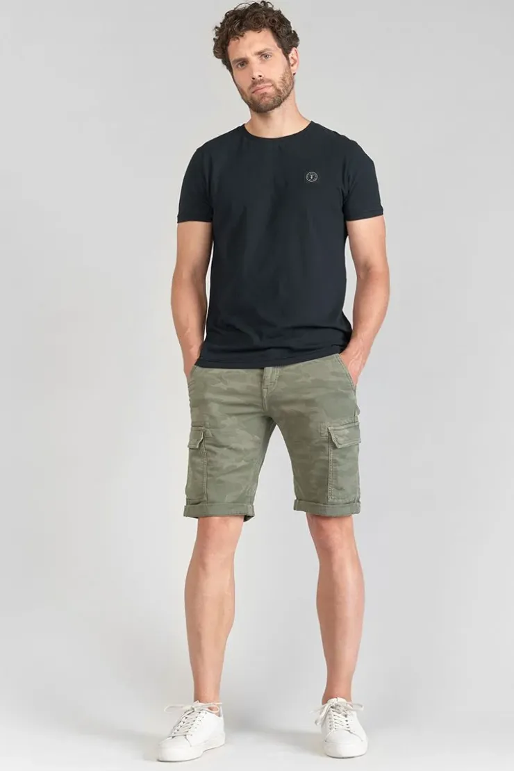Homme Le Temps des Cerises Shorts & Bermudas-Bermuda Army Jogg Damon Kaki Camo