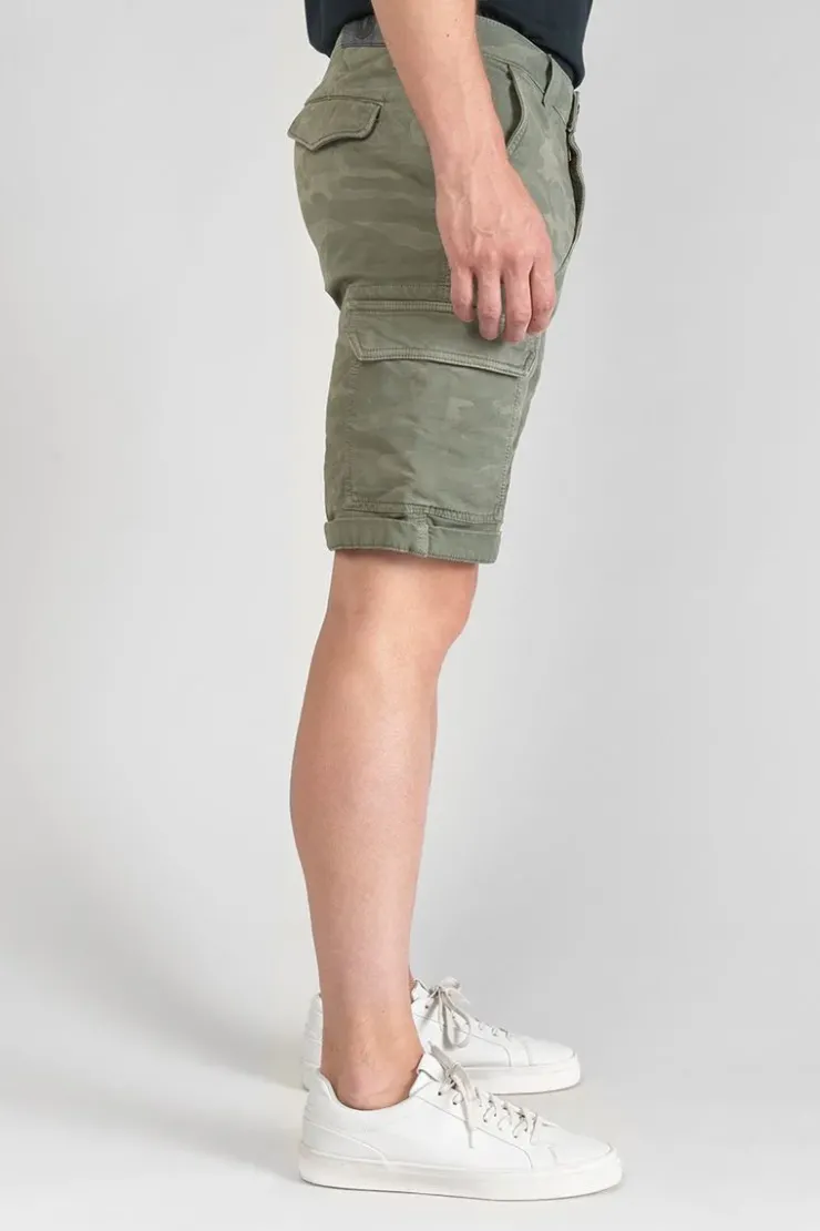 Homme Le Temps des Cerises Shorts & Bermudas-Bermuda Army Jogg Damon Kaki Camo