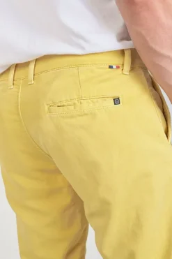 Homme Le Temps des Cerises Shorts & Bermudas-Bermuda Chino Jogg Swoop Moutarde