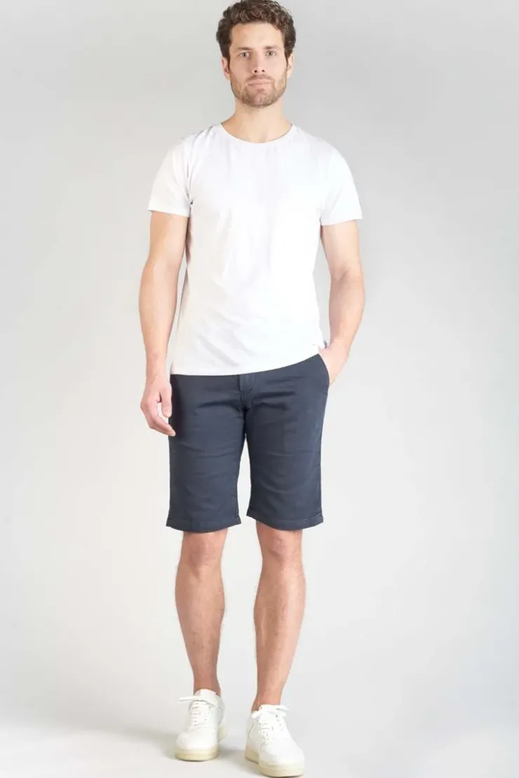Homme Le Temps des Cerises Shorts & Bermudas-Bermuda Chino Jogg Swoop Bleu Nuit