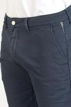 Homme Le Temps des Cerises Shorts & Bermudas-Bermuda Chino Jogg Swoop Bleu Nuit