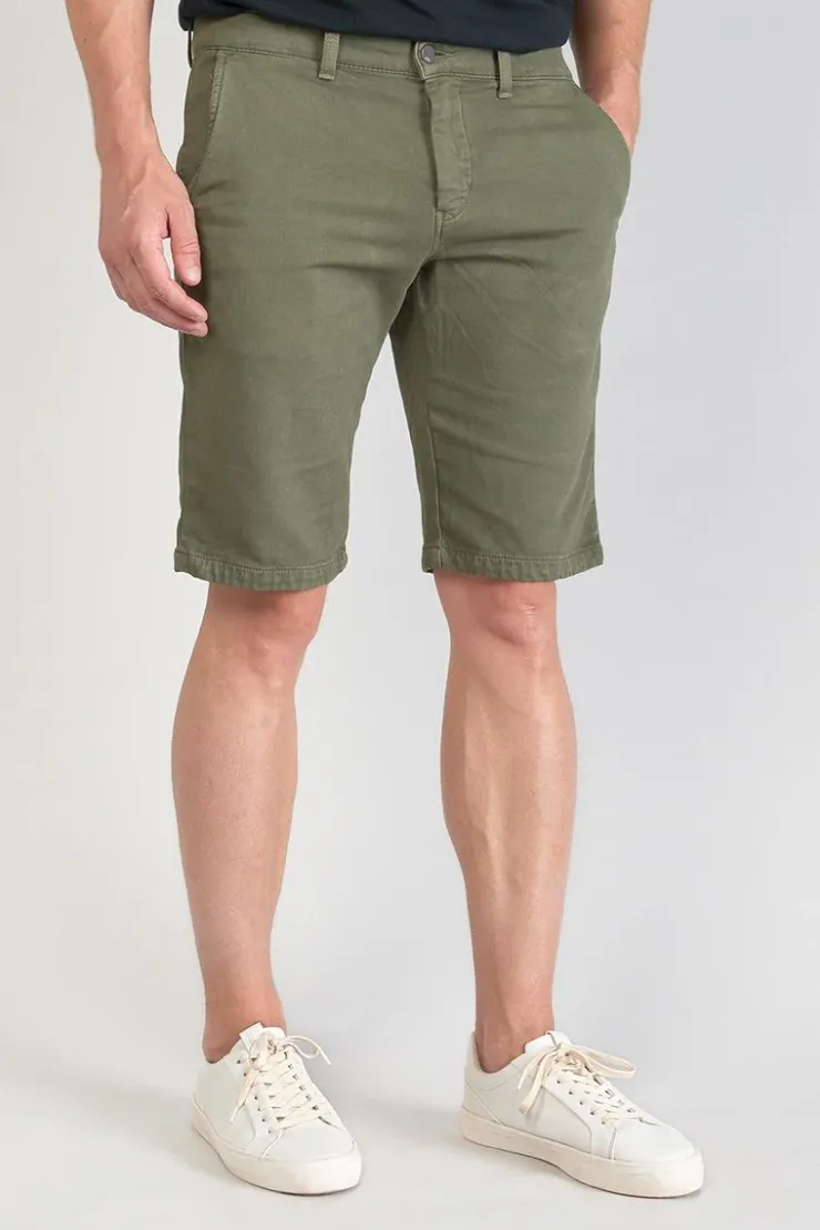 Homme Le Temps des Cerises Shorts & Bermudas-Bermuda Chino Jogg Swoop Kaki