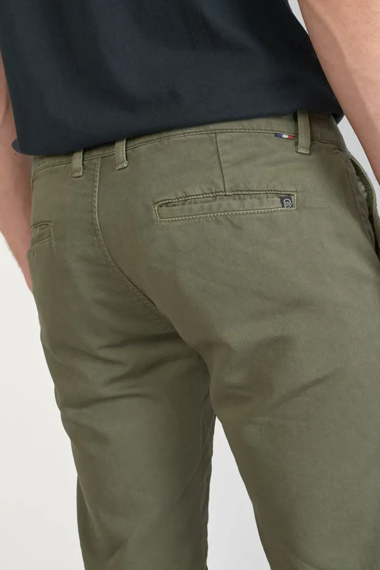 Homme Le Temps des Cerises Shorts & Bermudas-Bermuda Chino Jogg Swoop Kaki