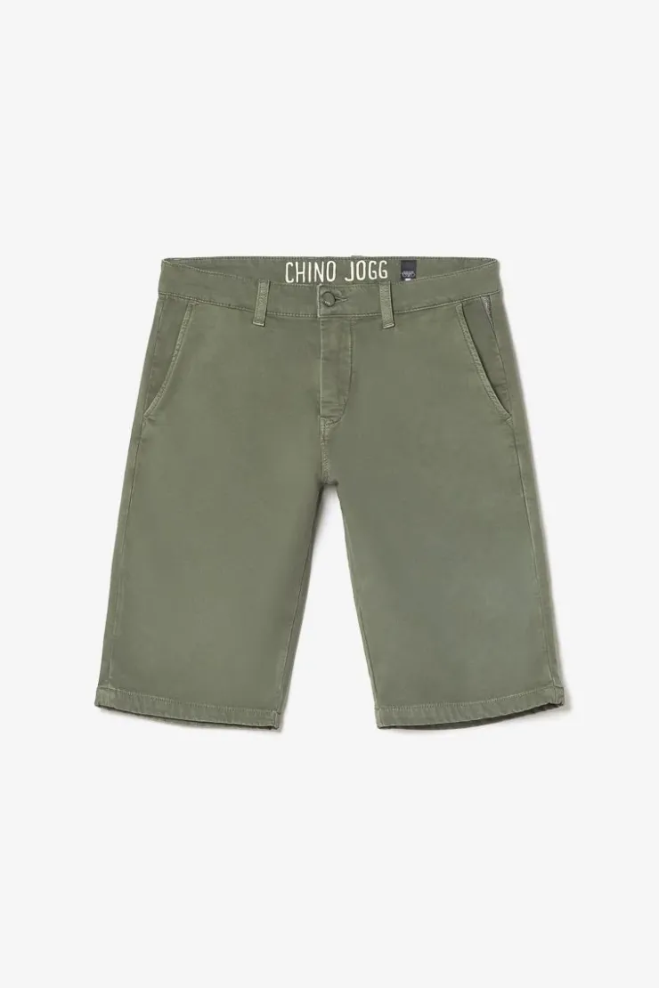 Homme Le Temps des Cerises Shorts & Bermudas-Bermuda Chino Jogg Swoop Kaki