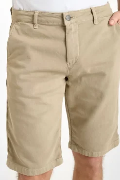 Homme Le Temps des Cerises Shorts & Bermudas-Bermuda Chino Jogg Swoop Beige Sable