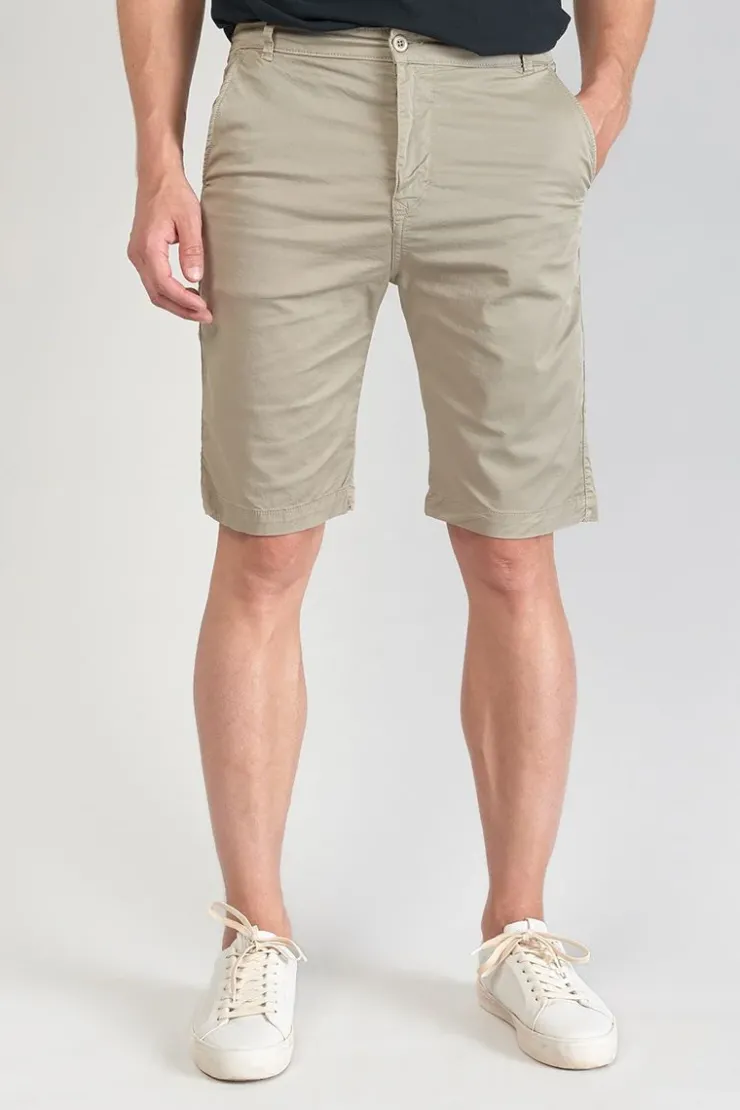 Homme Le Temps des Cerises Shorts & Bermudas-Bermuda Dromel Beige Sable