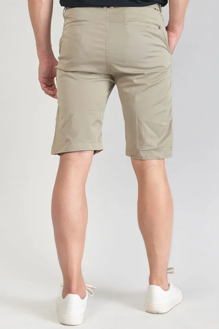 Homme Le Temps des Cerises Shorts & Bermudas-Bermuda Dromel Beige Sable