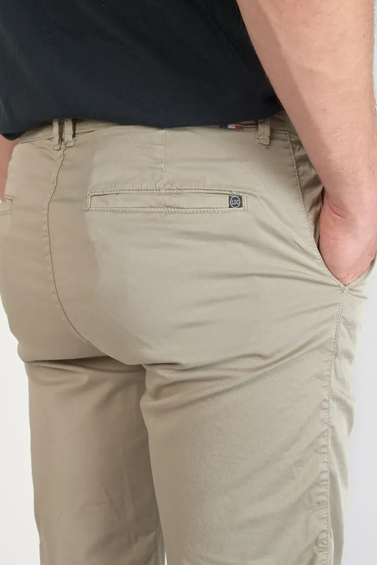 Homme Le Temps des Cerises Shorts & Bermudas-Bermuda Dromel Beige Sable