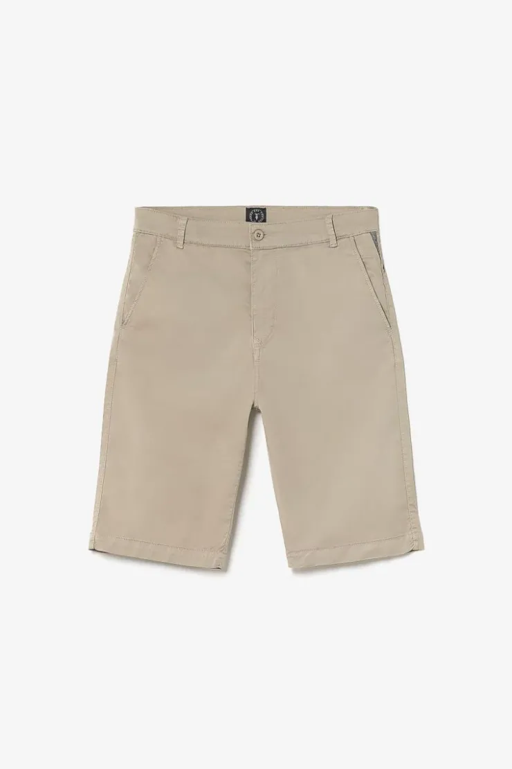 Homme Le Temps des Cerises Shorts & Bermudas-Bermuda Dromel Beige Sable