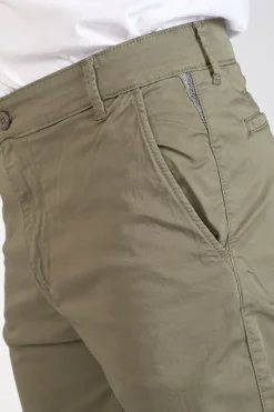 Homme Le Temps des Cerises Shorts & Bermudas-Bermuda Dromel Kaki