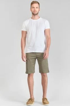 Homme Le Temps des Cerises Shorts & Bermudas-Bermuda Dromel Kaki
