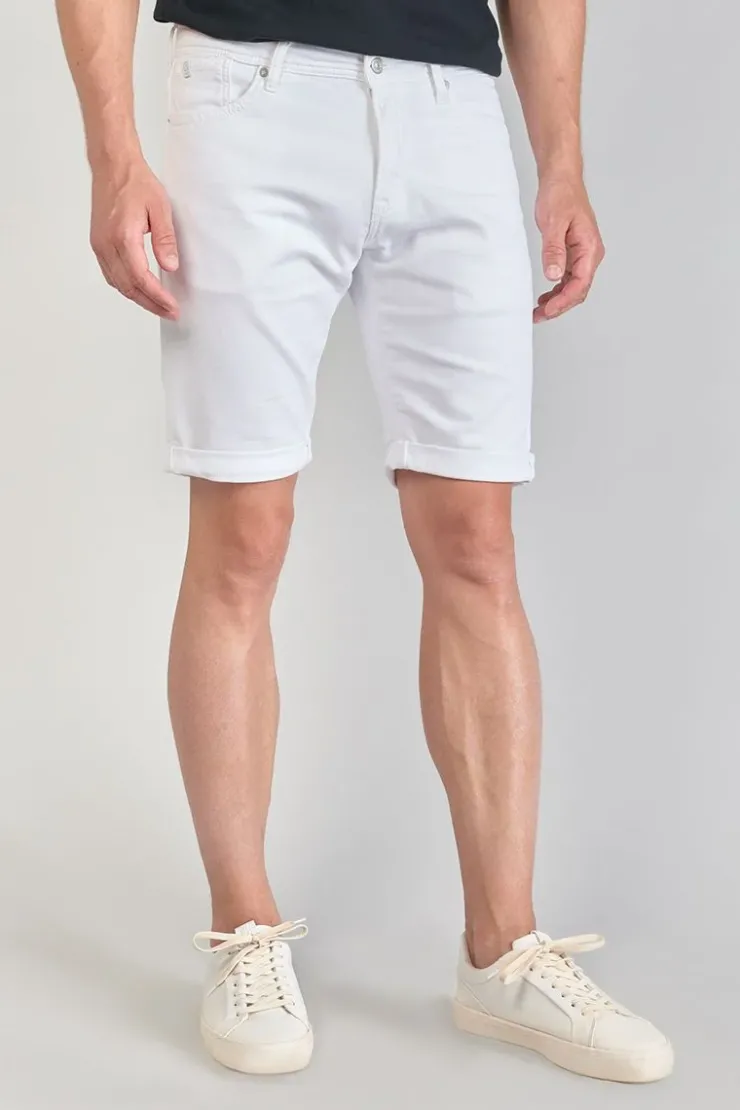 Homme Le Temps des Cerises Bermudas-Bermuda Jogg Bodo Blanc