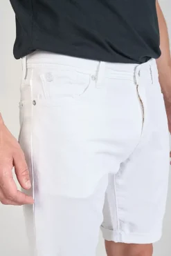 Homme Le Temps des Cerises Bermudas-Bermuda Jogg Bodo Blanc