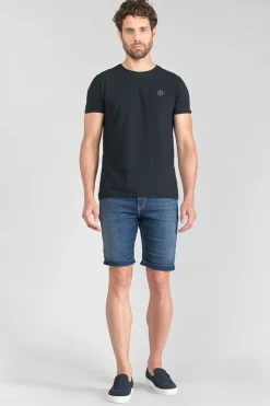 Homme Le Temps des Cerises Blue Jogg-Bermuda Jogg Ed Bleu Delave