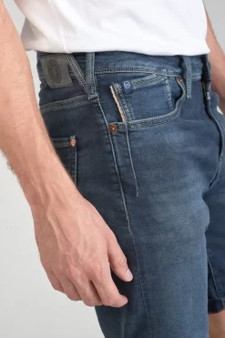 Homme Le Temps des Cerises Blue Jogg-Bermuda Jogg Ed Bleu Gris