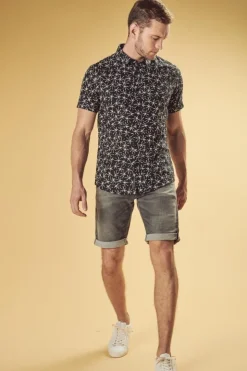 Homme Le Temps des Cerises Blue Jogg-Bermuda Jogg If Gris Delave