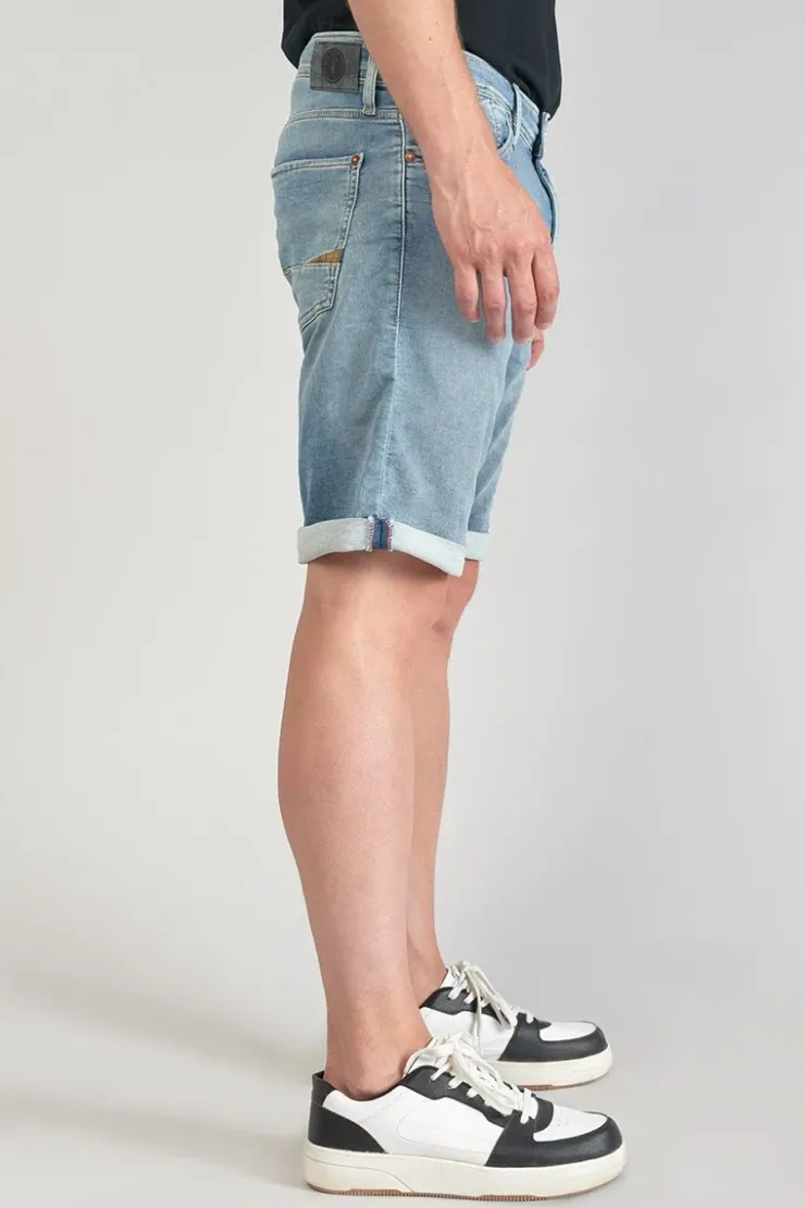 Homme Le Temps des Cerises Blue Jogg-Bermuda Jogg Lo Bleu Delave