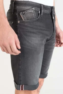 Homme Le Temps des Cerises Blue Jogg-Bermuda Jogg Oc En Jeans Noir Delave