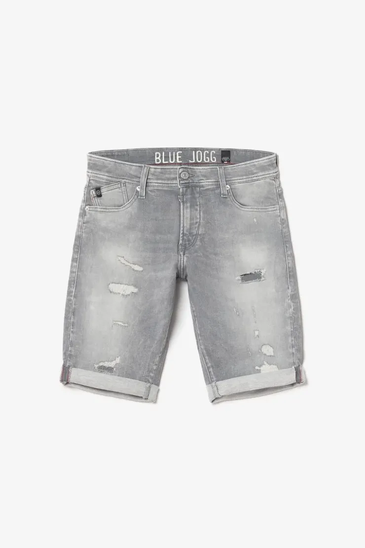 Homme Le Temps des Cerises Blue Jogg-Bermuda Jogg Oc Gris Delave Destroy